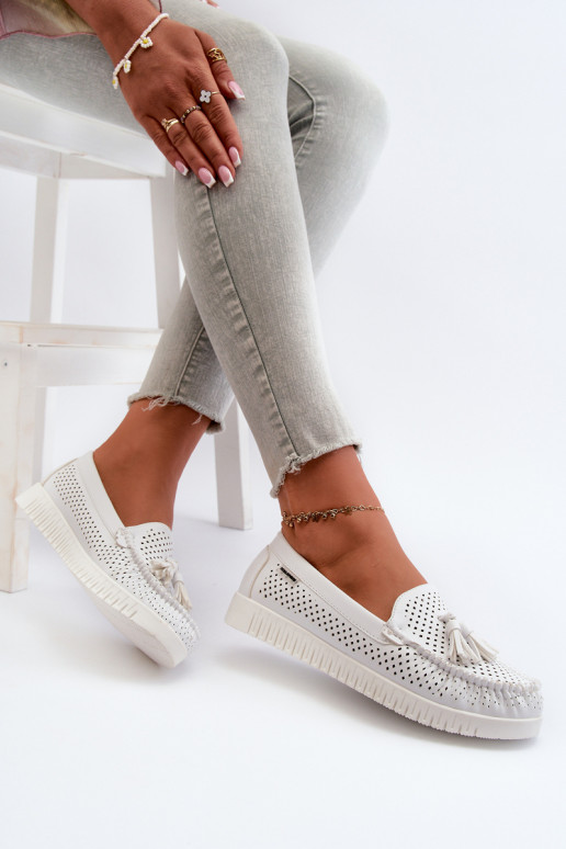 White Women's Cutout Moccasins Made... White Women's Cutout Moccasins Made...