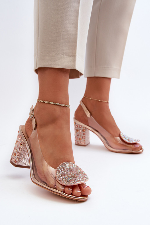 Transparent Sandals with Stiletto... Transparent Sandals with Stiletto...
