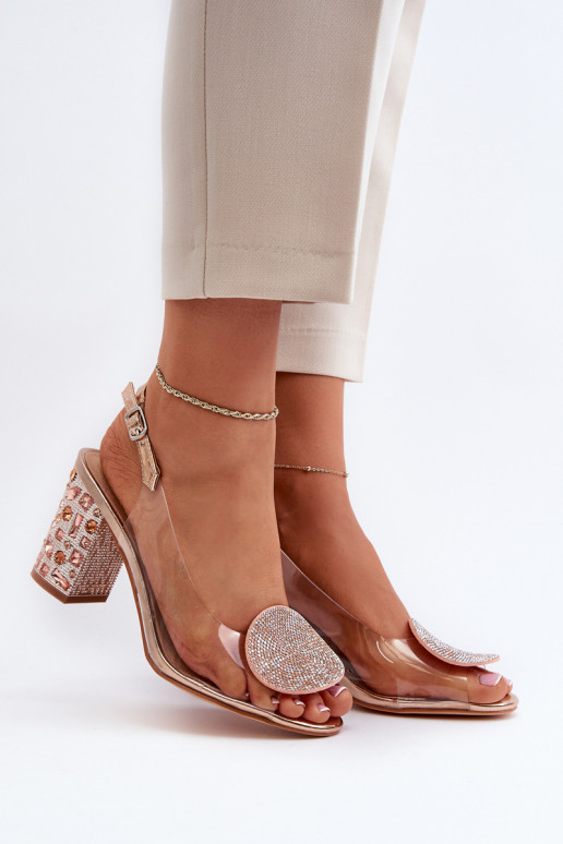 Transparent Sandals with Stiletto... Transparent Sandals with Stiletto...