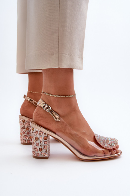 Transparent Sandals with Stiletto... Transparent Sandals with Stiletto...