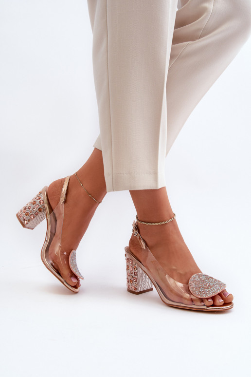 Transparent Sandals with Stiletto... Transparent Sandals with Stiletto...