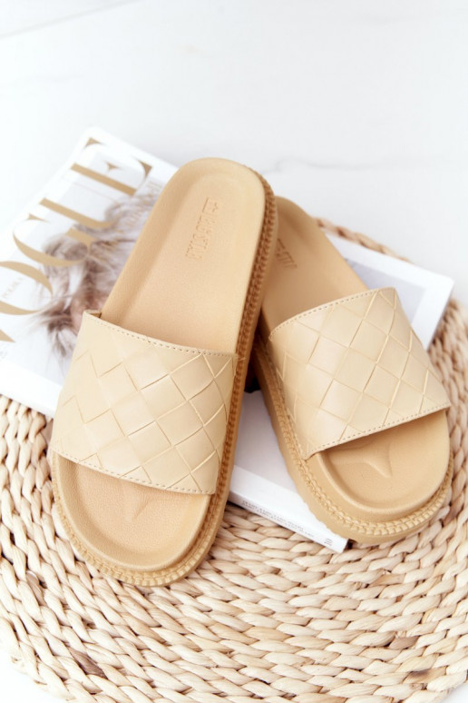 Women's Slippers Big Star  Yellow Women's Slippers Big Star  Yellow