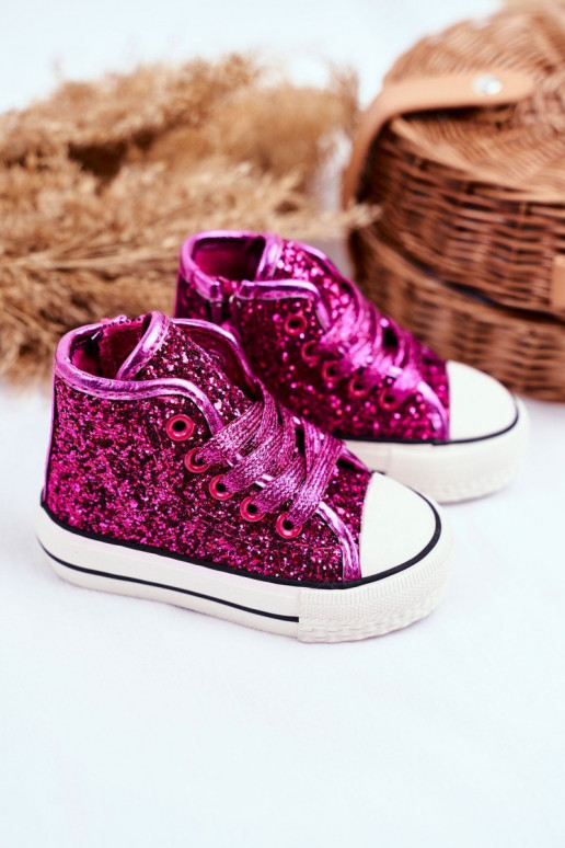 Casual shoes for children with glitter Ally