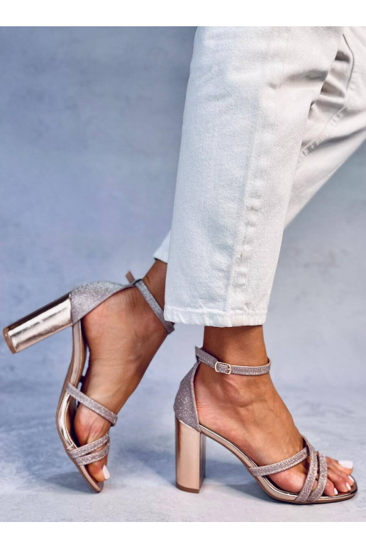 Stylish high-heeled sandals ELIZABETH...