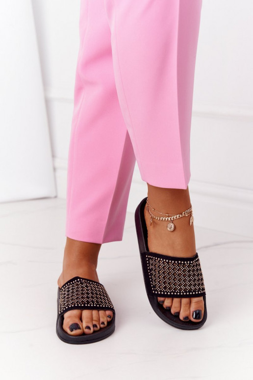 Slippers womens EMERY BLACK