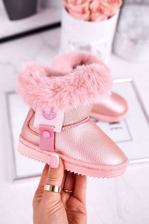 Heated children's snow boots in pink... Heated children's snow boots in pink...