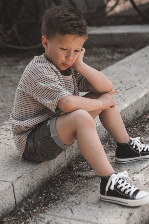 Children's shoes with black soles Children's shoes with black soles