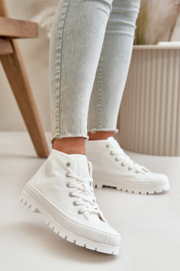 Women's High Top Sneakers Big Star OO274009 White 2