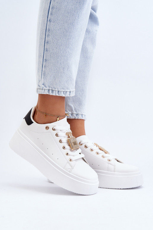 Women's Sneakers with Embellishment... Women's Sneakers with Embellishment...