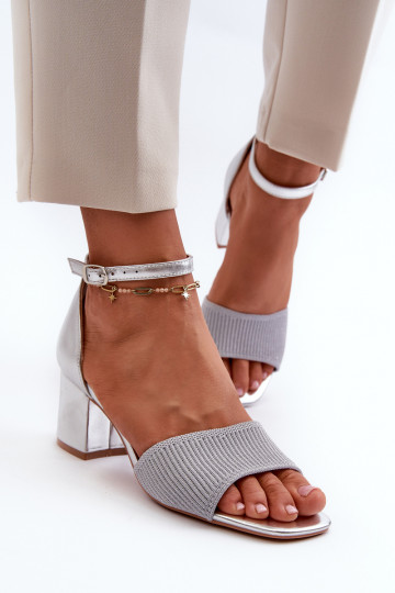 Women's Sandals with Silver...