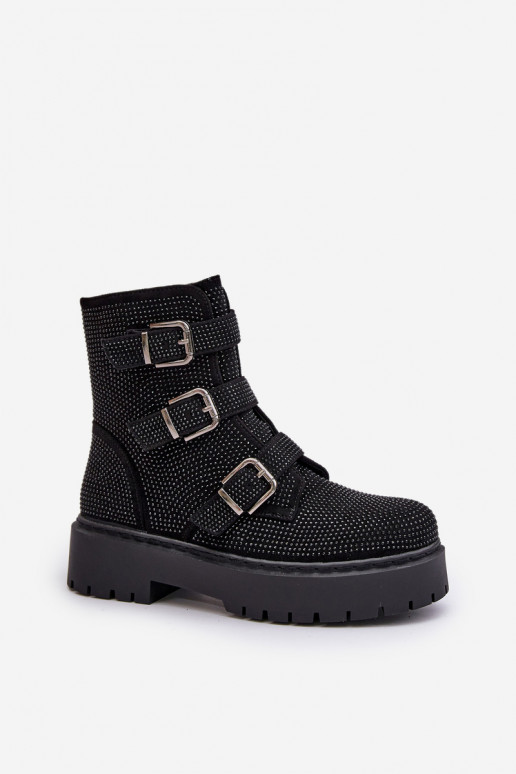 Insulated boots with decoration black Ciascia Insulated boots with decoration black Ciascia