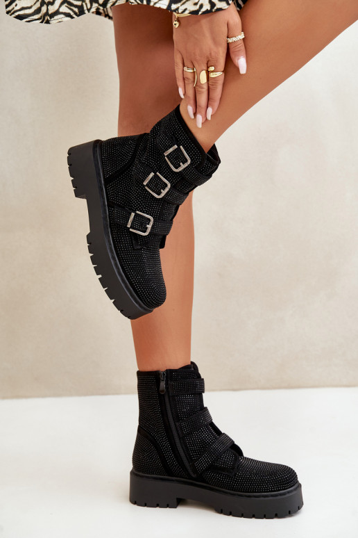 Insulated boots with decoration black Ciascia Insulated boots with decoration black Ciascia