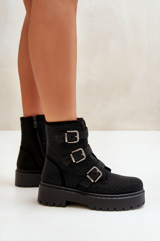 Insulated boots with decoration black Ciascia Insulated boots with decoration black Ciascia