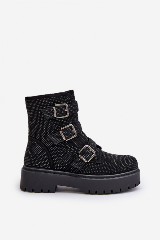 Insulated boots with decoration black Ciascia Insulated boots with decoration black Ciascia