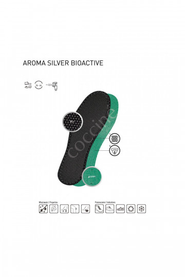 Coccine Antibacterial Insoles with Silver Aroma Silver Bioactive 2