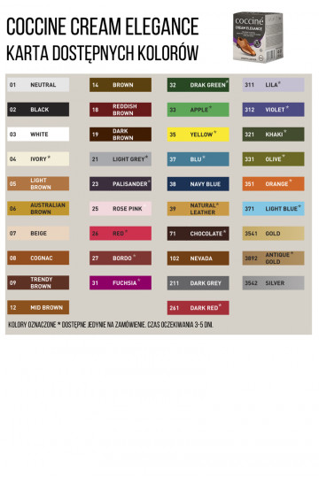 Coccine Cream Elegance Wax Paste for Veneer Leather 2