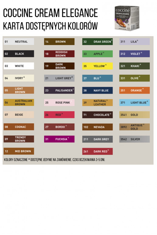 Coccine Cream Elegance Wax Paste for Veneer Leather Coccine Cream Elegance Wax Paste for Veneer Leather