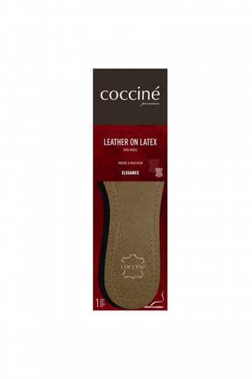 Coccine Leather On Latex Foam