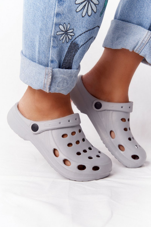 Women's Slides Foam Grey Crocs EVA