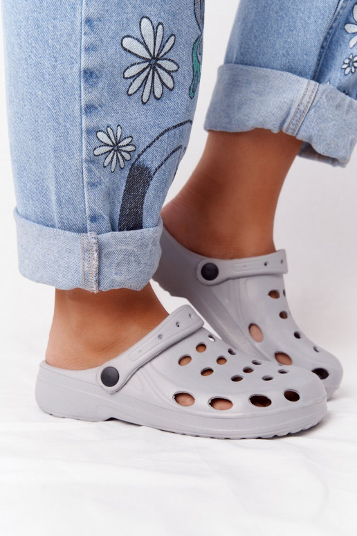 Women's Slides Foam Grey Crocs EVA