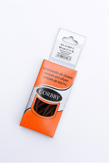 Corbby Brown Thin Round Laces 2