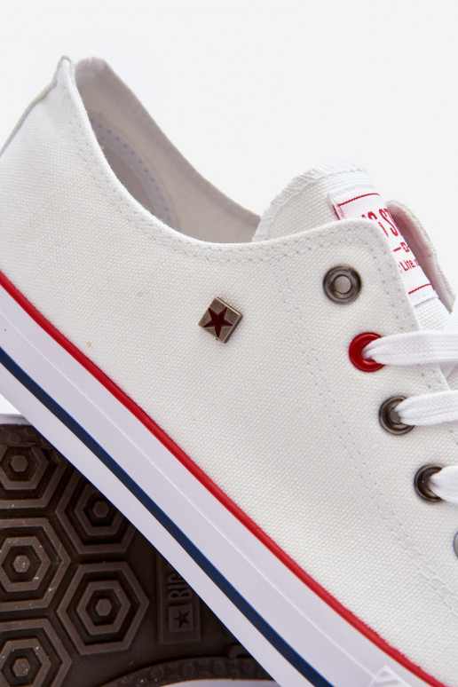 Big Star Low Men's White Sneakers T174102