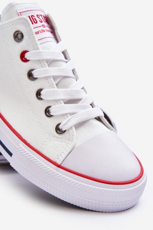 Big Star Low Men's White Sneakers T174102