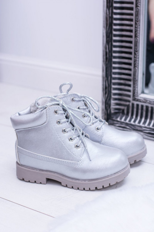 Kids' Insulated Silver Trapper Boots Dexter