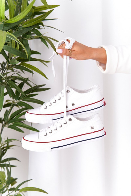 Women's Classic Low Sneakers Big Star DD274336 White Women's Classic Low Sneakers Big Star DD274336 White