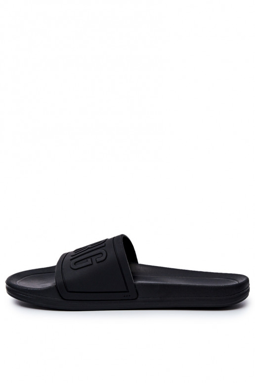 Men's Big Star Rubber Flip Flops Black DD174690 Men's Big Star Rubber Flip Flops Black DD174690
