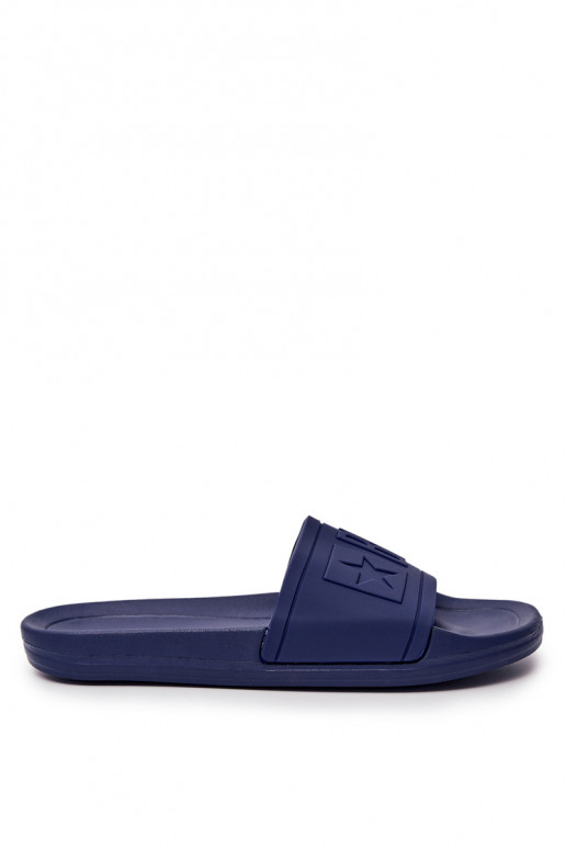 Classic Men's Slides Big Star Navy Blue DD174688 Classic Men's Slides Big Star Navy Blue DD174688