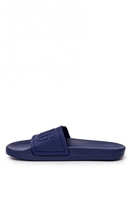 Classic Men's Slides Big Star Navy Blue DD174688 Classic Men's Slides Big Star Navy Blue DD174688