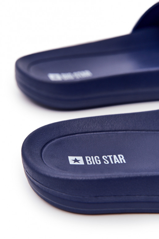 Classic Men's Slides Big Star Navy Blue DD174688 Classic Men's Slides Big Star Navy Blue DD174688