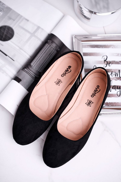 Women's Ballerinas Black Lasota
