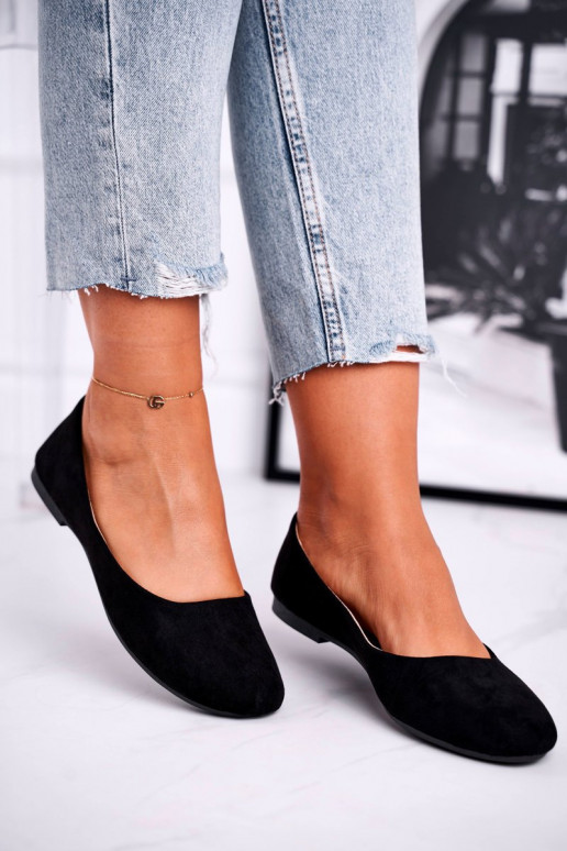 Women's Ballerinas Black Lasota