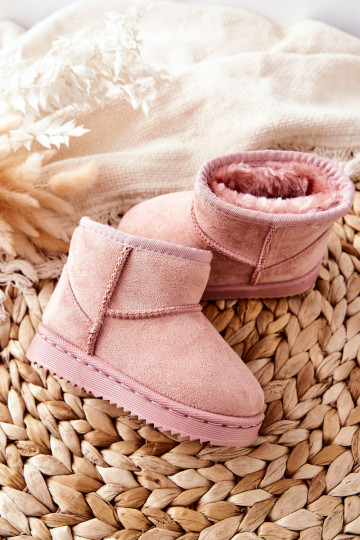 Children's Insulated Snow Boots Pink Gooby 2