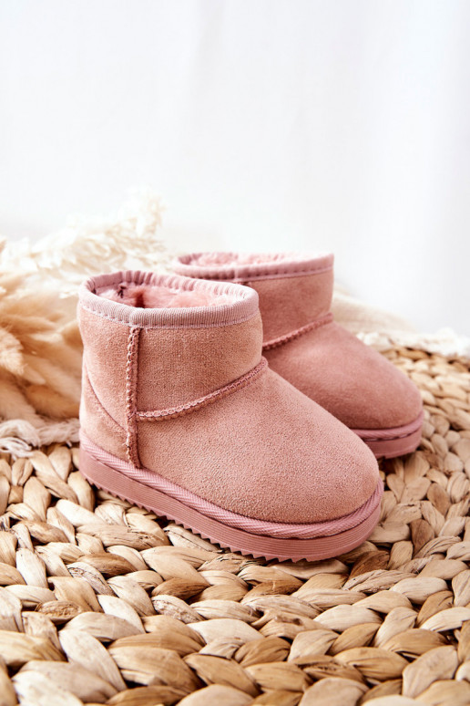 Children's Insulated Snow Boots Pink Gooby