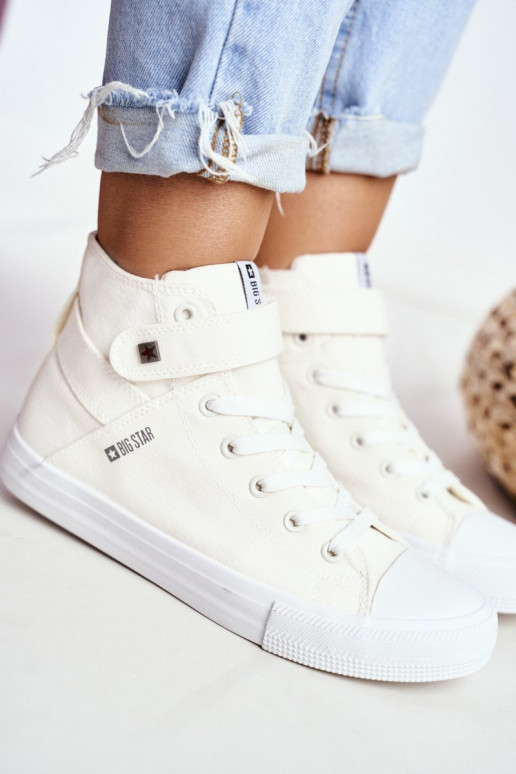 Women's High Sneakers Big Star FF274579 White