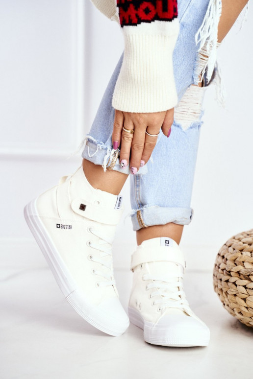 Women's High Sneakers Big Star FF274579 White