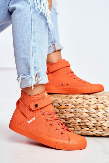 Women's High Sneakers Big Star FF274583 Orange 2