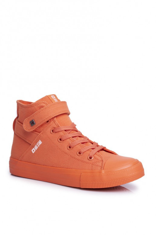 Women's High Sneakers Big Star FF274583 Orange