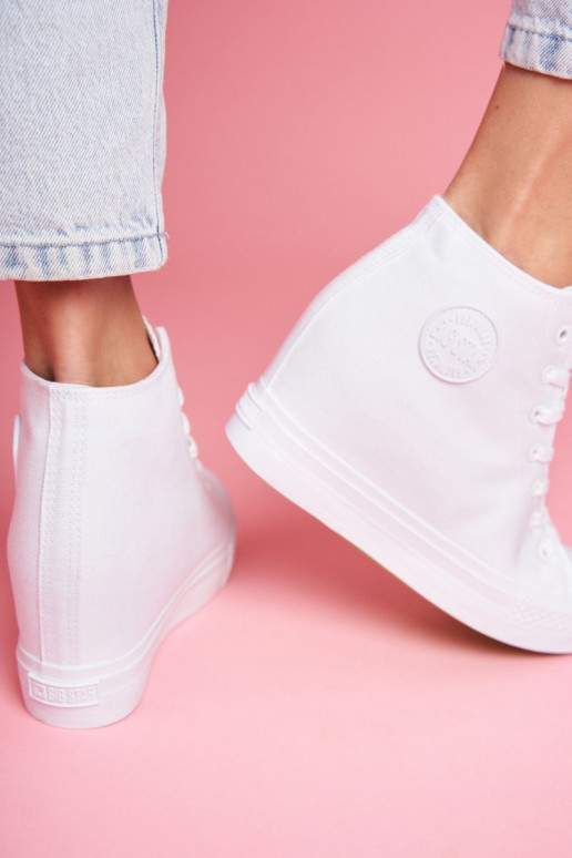 Women's Sneakers Big Star White FF274A192 Women's Sneakers Big Star White FF274A192