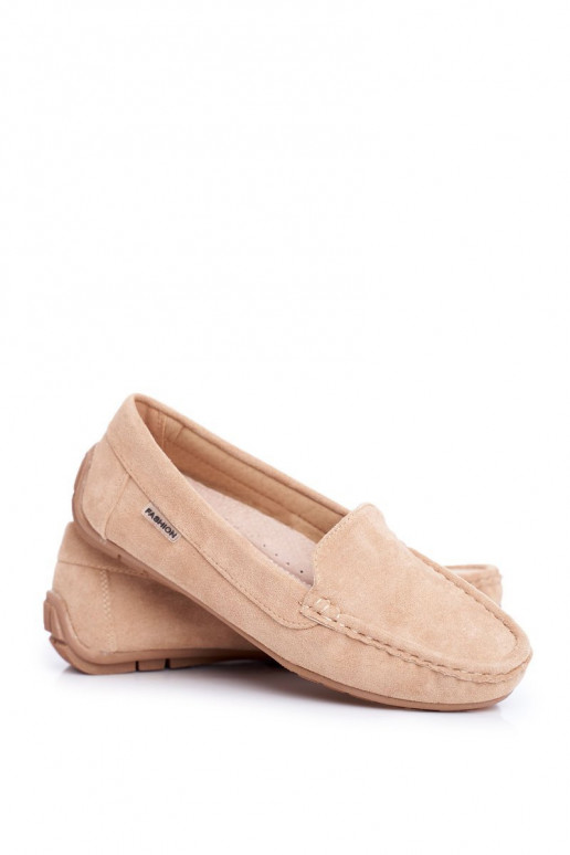 Women s Loafers Suede Beige Morreno