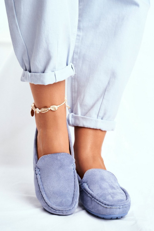 Women s Loafers Suede Blue Morreno