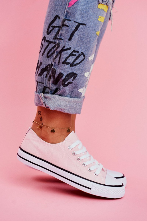 Women's Classic Sneakers Pink Omerta