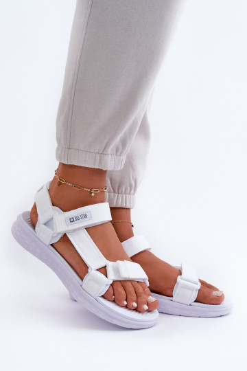 Women's Sandals Big Star White FF274A603 2