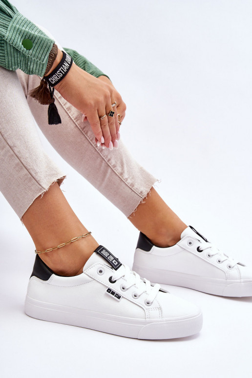 Women's Leather Sneakers Big Star EE274312 White-Black