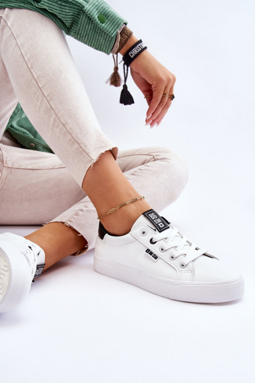 Women's Leather Sneakers Big Star EE274312 White-Black
