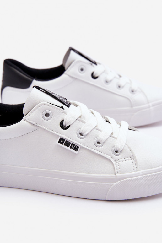 Women's Leather Sneakers Big Star EE274312 White-Black