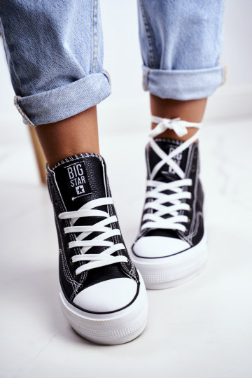 Women's Sneakers Big Star Black GG274012 2